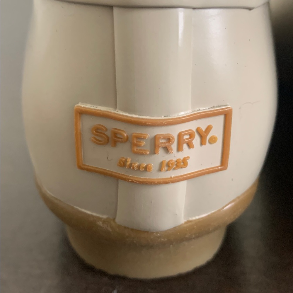 Sperry Women's Ankle Boots in Cream and Tan - Picture 15 of 16